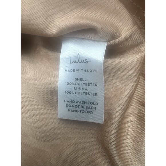 Lulus Women's Rose Gold All Over Sequin Sleeveless Lined Mini Dress Bodycon XS - Picture 7 of 9